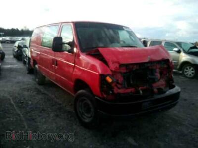2008 Ford ECONOLINE, красный — VIN 1FTNE24L48DA45129, Copart