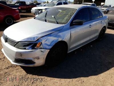 2012 Volkswagen JETTA JETTA BASE, silver — VIN 3VW2K7AJ5CM336017, Copart