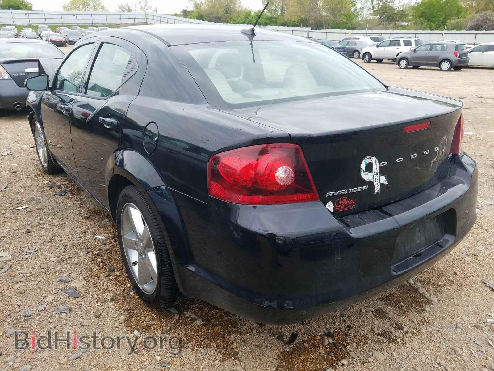 2013 DODGE AVENGER - VIN: 1C3CDZCB8DN519717 - Фото 3