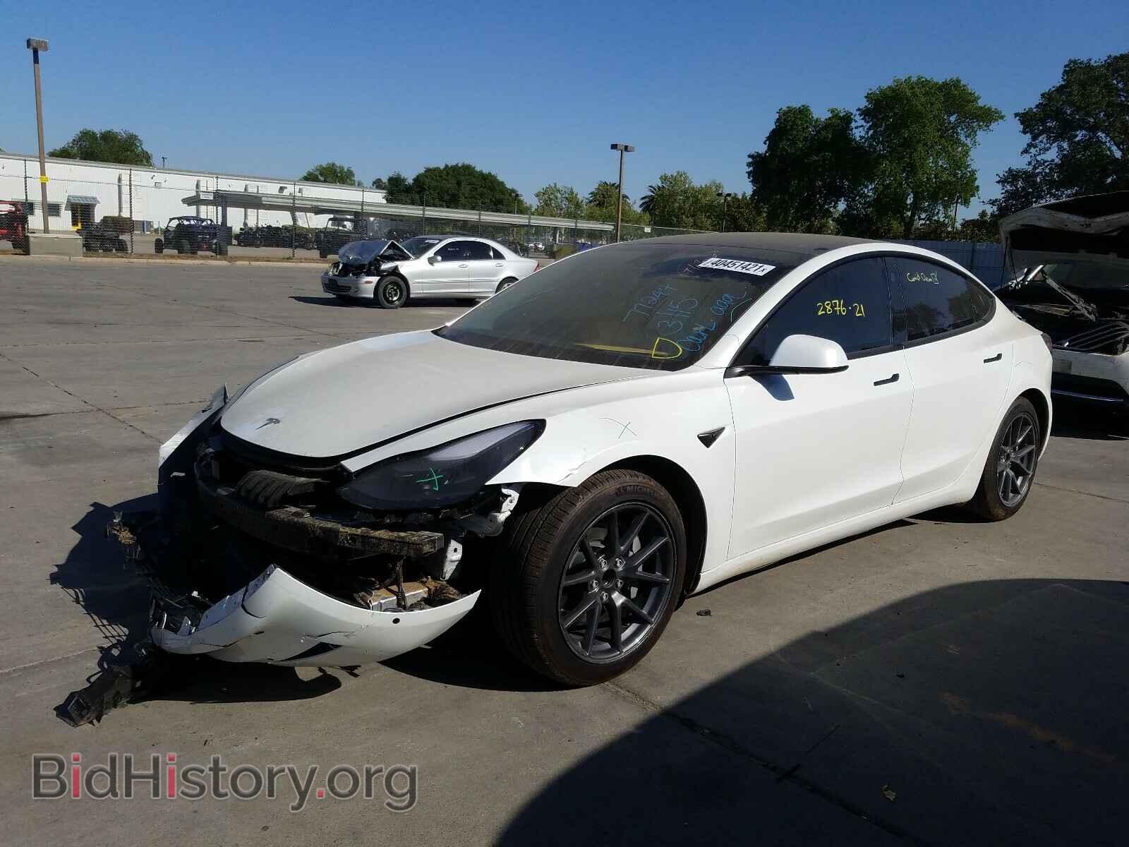 2021 TESLA MODEL 3 - VIN: 5YJ3E1EA4MF873294 - Photo 2