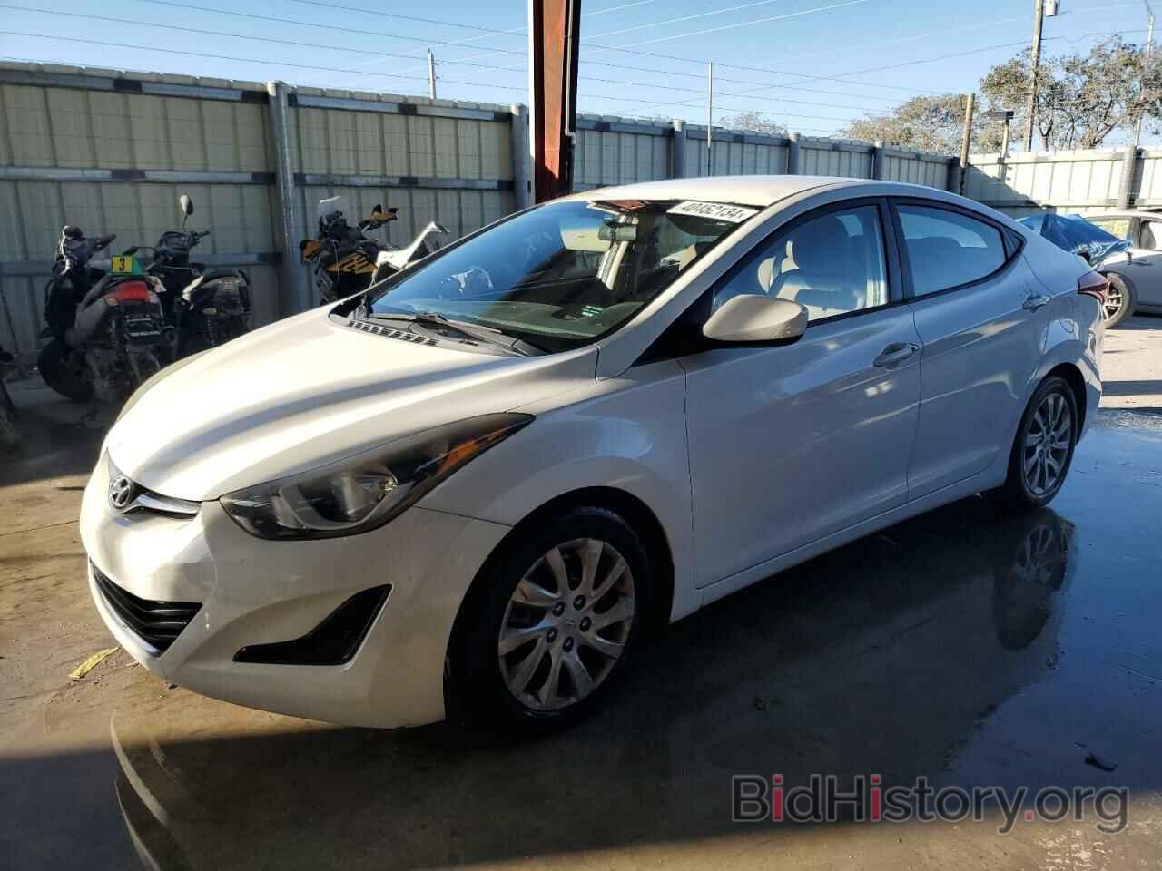 Photo 5NPDH4AE2GH663532 - HYUNDAI ELANTRA 2016