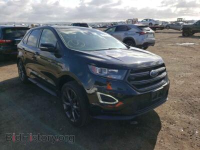 2015 Ford EDGE Edge Sport, black — VIN 2FMTK4AP2FBB69725, Copart