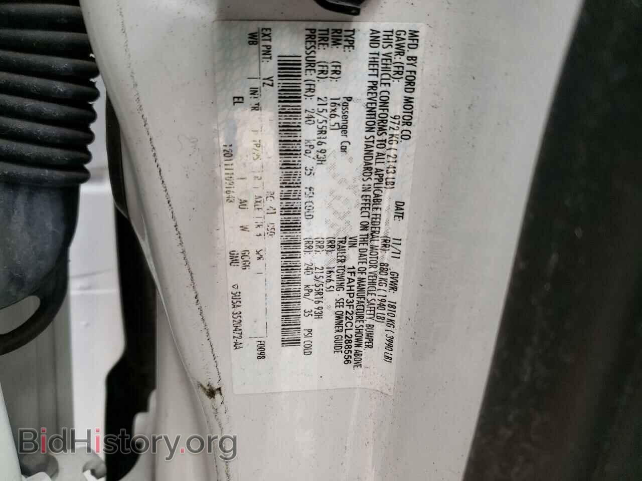 2012 FORD FOCUS - VIN: 1FAHP3F22CL288556 - Photo 12