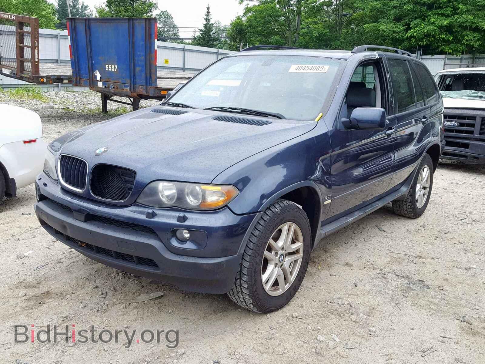 2006 BMW X5 - VIN: 5UXFA13596LY25402 - Фото 2