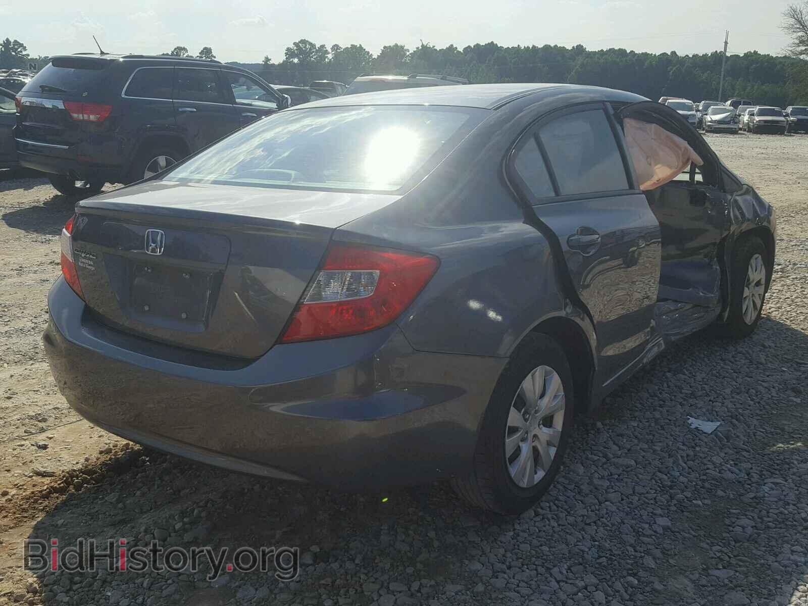 2012 HONDA CIVIC LX - VIN: 2HGFB2F56CH302588 - Фото 4