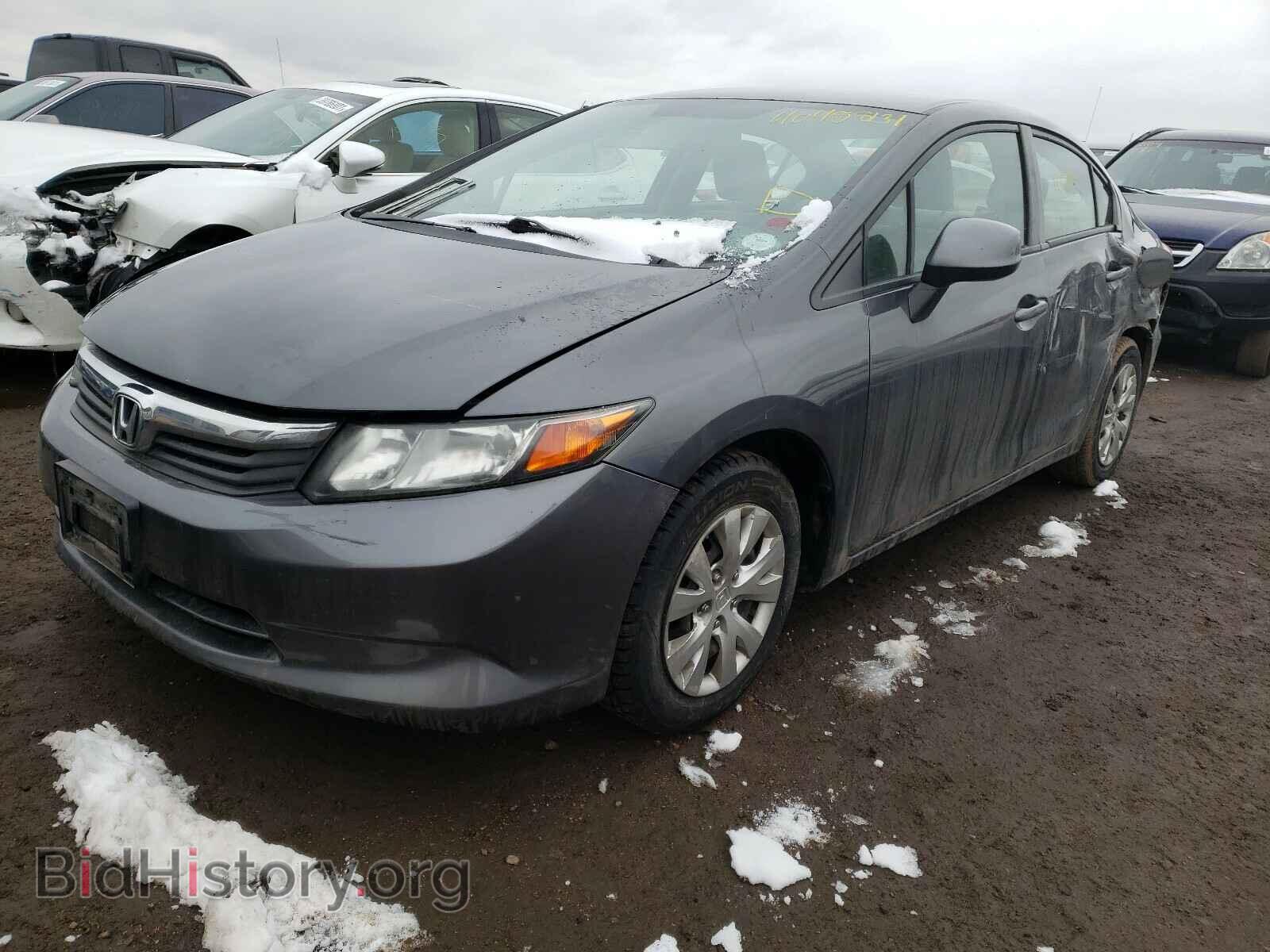 2012 HONDA CIVIC - VIN: 2HGFB2F59CH595452 - Фото 2