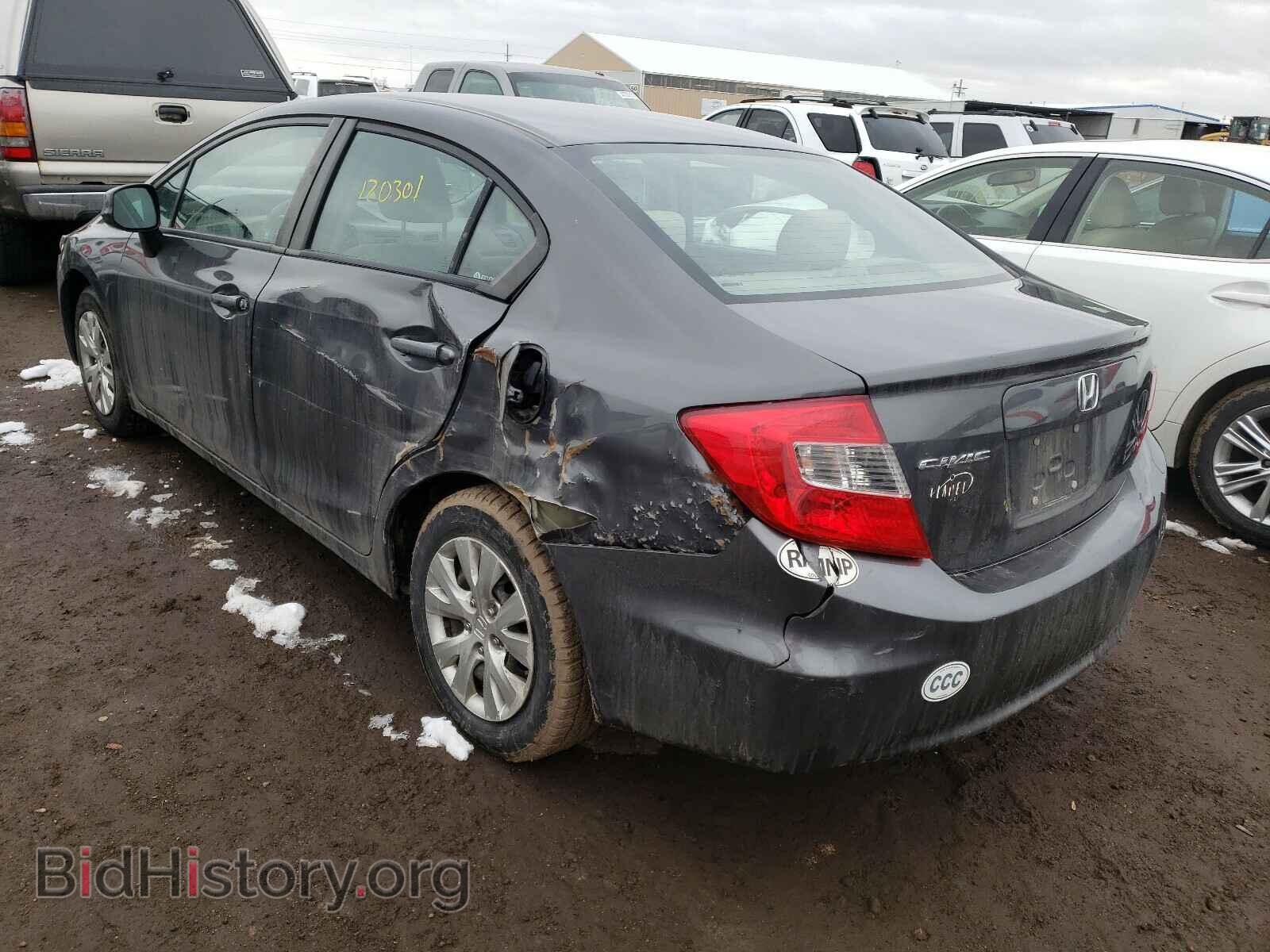 2012 HONDA CIVIC - VIN: 2HGFB2F59CH595452 - Фото 3