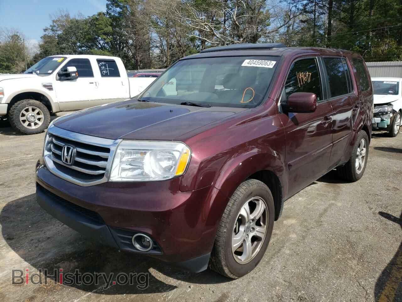 Photo 5FNYF3H50CB007992 - HONDA PILOT 2012