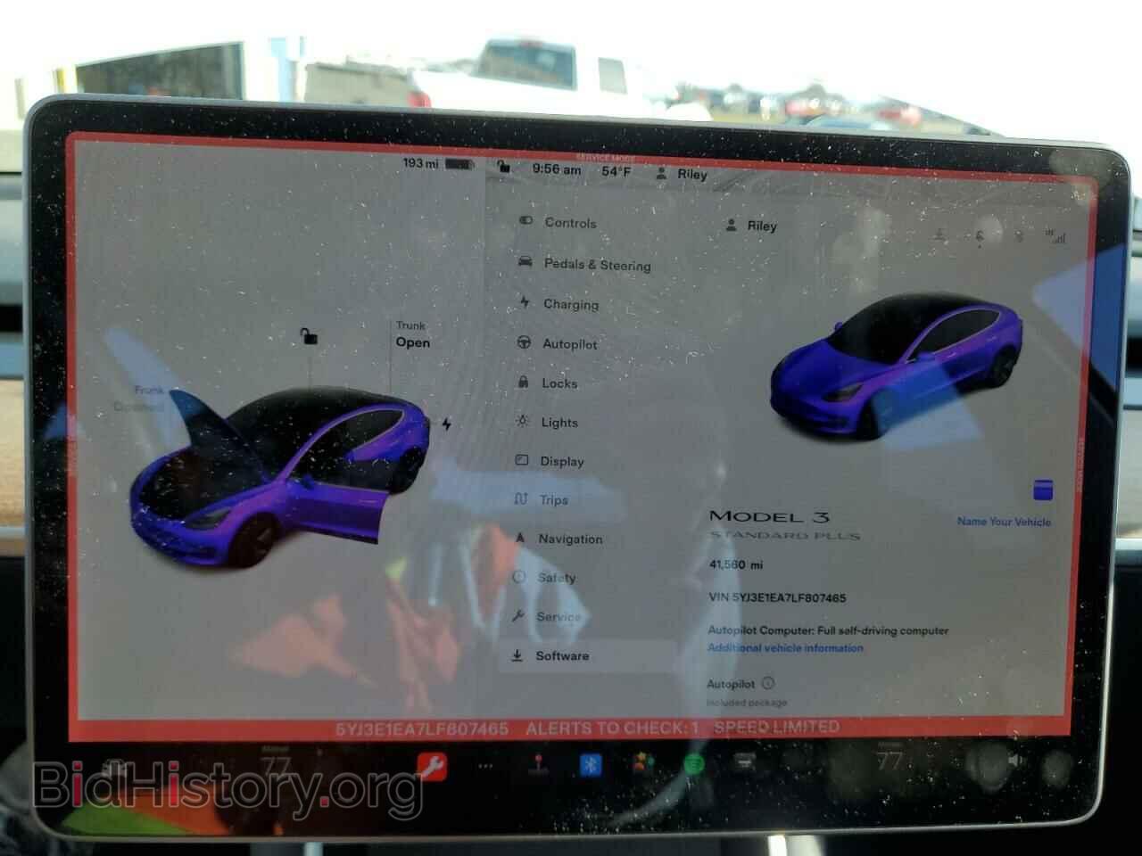 2020 TESLA MODEL 3 - VIN: 5YJ3E1EA7LF807465 - Фото 9
