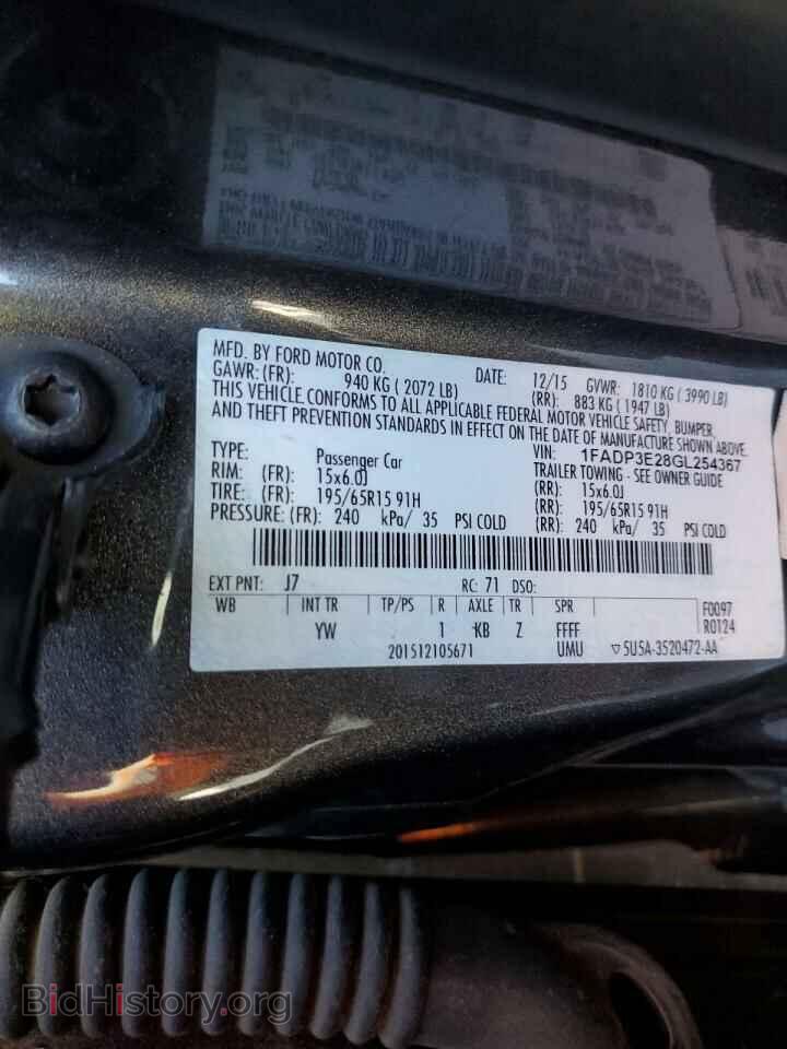 2016 FORD FOCUS - VIN: 1FADP3E28GL254367 - Photo 12