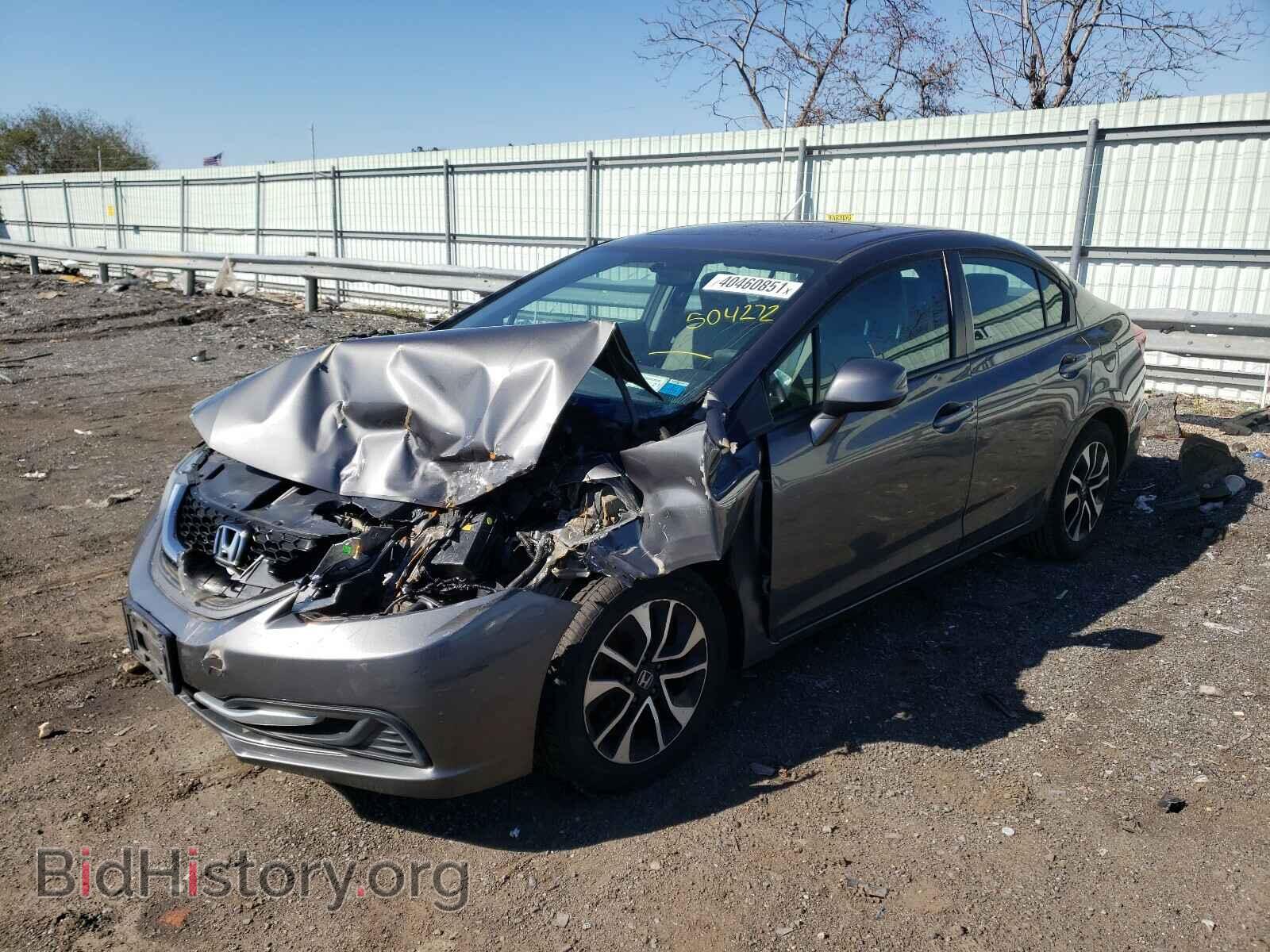 2013 HONDA CIVIC - VIN: 2HGFB2F89DH504272 - Фото 2