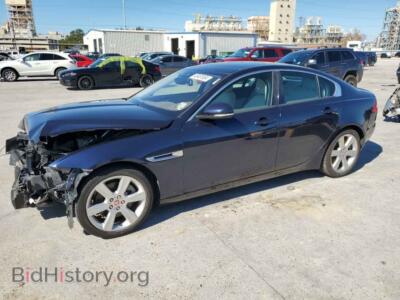 2017 Jaguar XE Premium, blue — VIN SAJAD4BGXHA963537, Copart