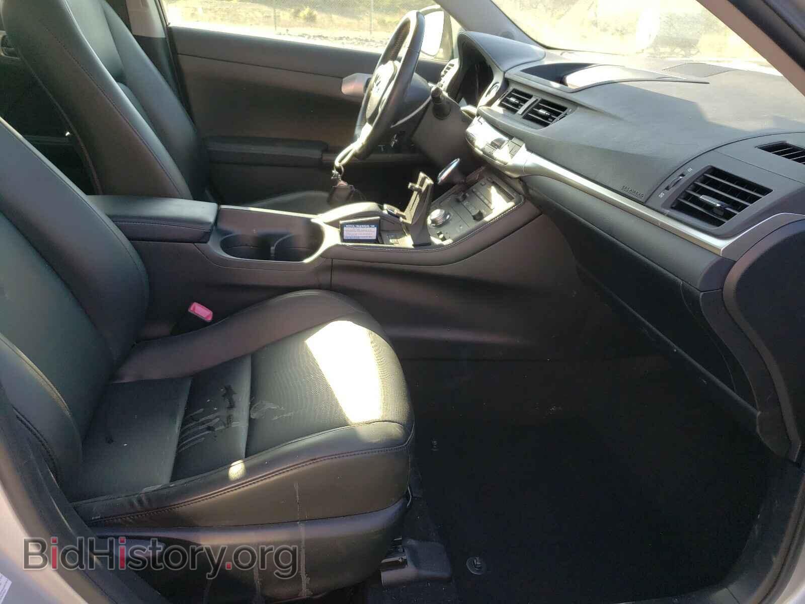 2012 LEXUS CT 200 - VIN: JTHKD5BH9C2105169 - Фото 5