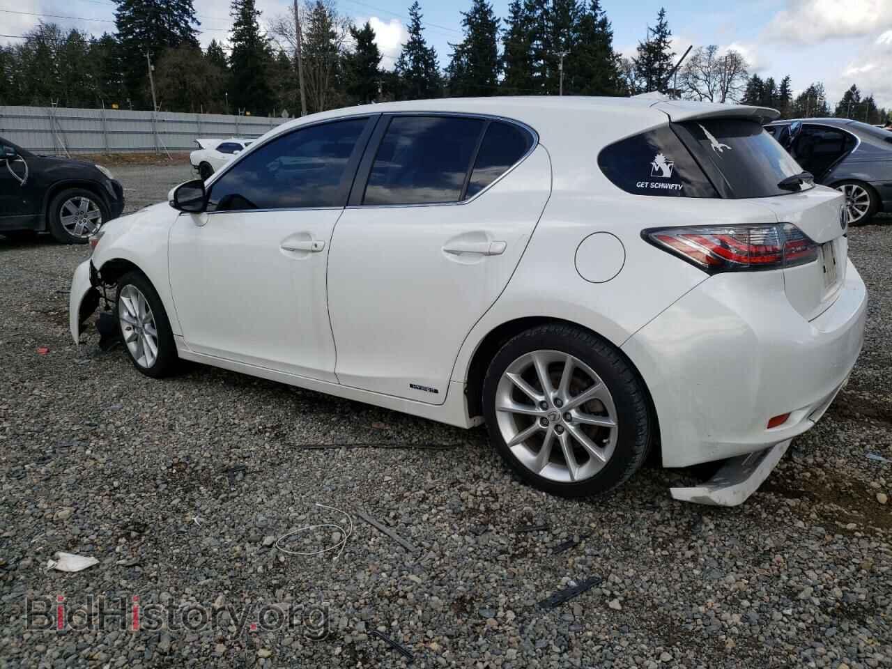 2012 LEXUS CT 200 - VIN: JTHKD5BH6C2053158 - Фото 2