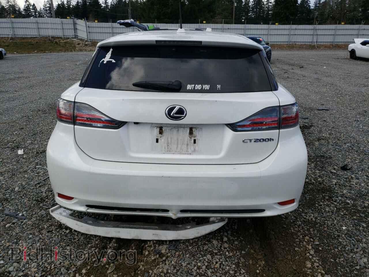 2012 LEXUS CT 200 - VIN: JTHKD5BH6C2053158 - Фото 6
