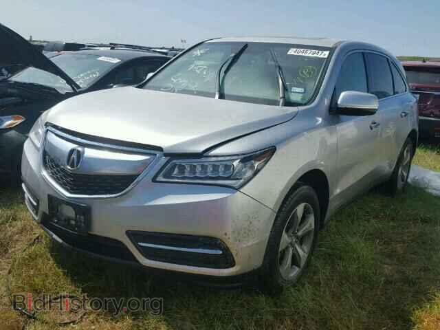 2014 ACURA MDX - VIN: 5FRYD3H26EB017682 - Фото 2