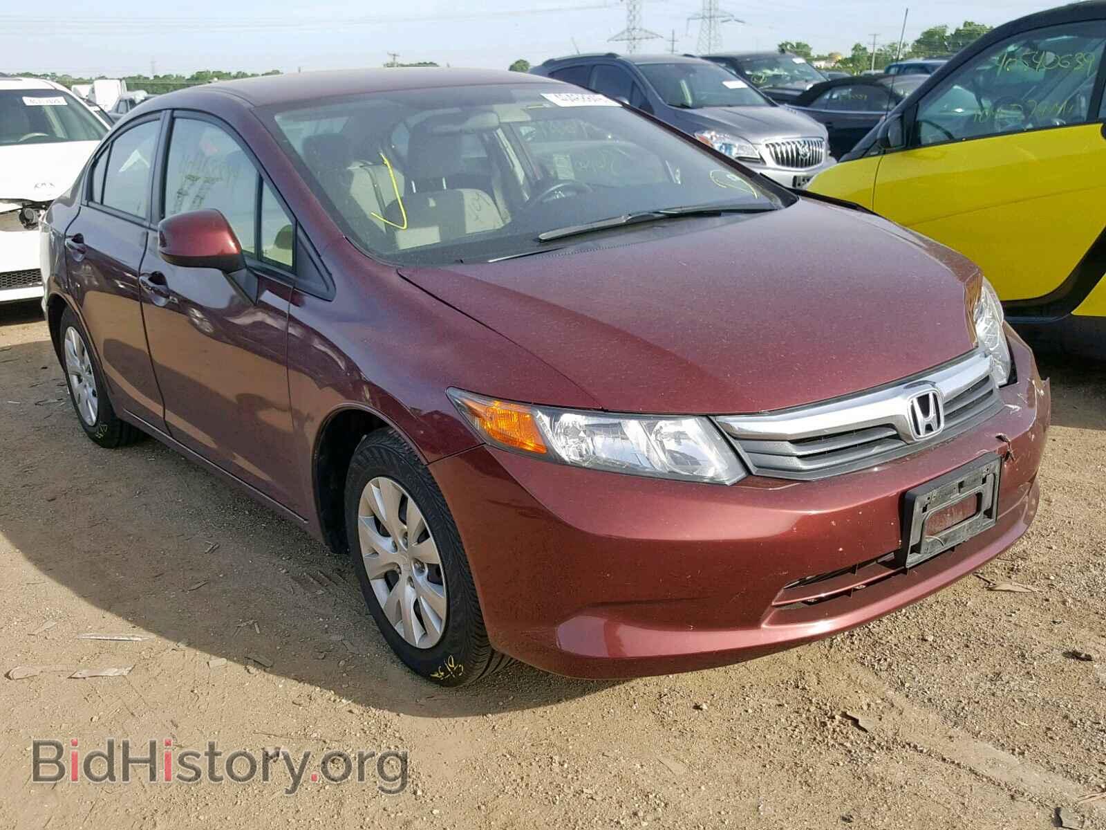 Фотография 2HGFB2F59CH590543 - HONDA CIVIC 2012