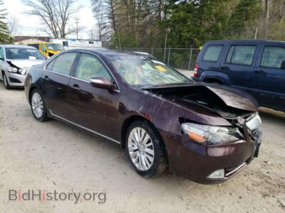 2011 Acura RL, темно-бордовый — VIN JH4KB2F68BC000550, Copart