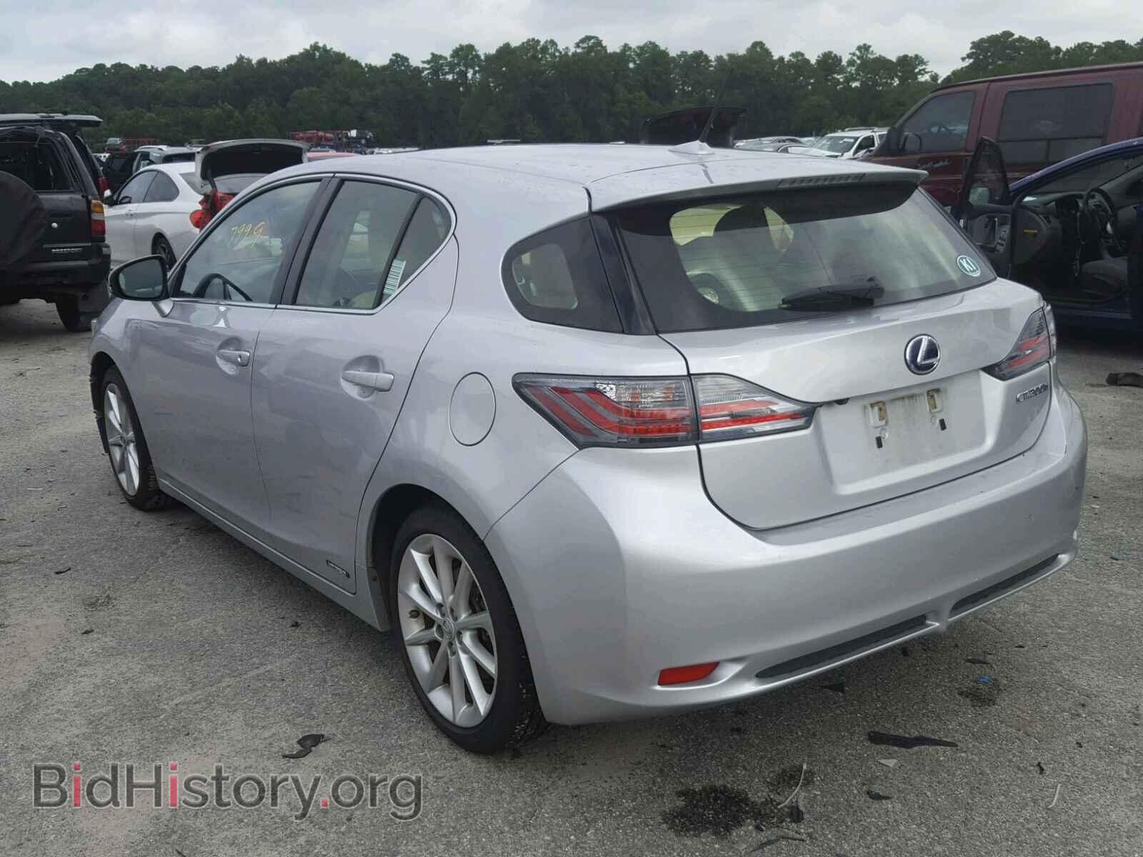 2012 LEXUS CT 200 - VIN: JTHKD5BH1C2111371 - Фото 3
