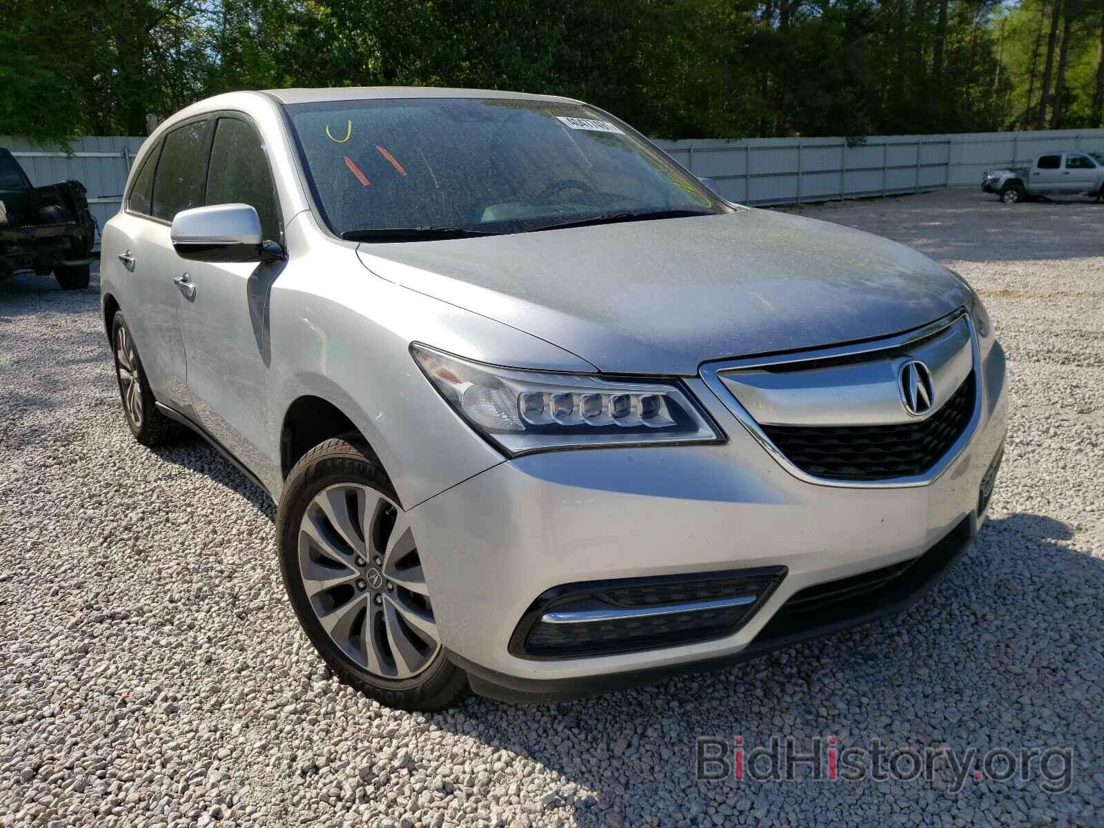 Photo 5FRYD3H45EB001765 - ACURA MDX 2014