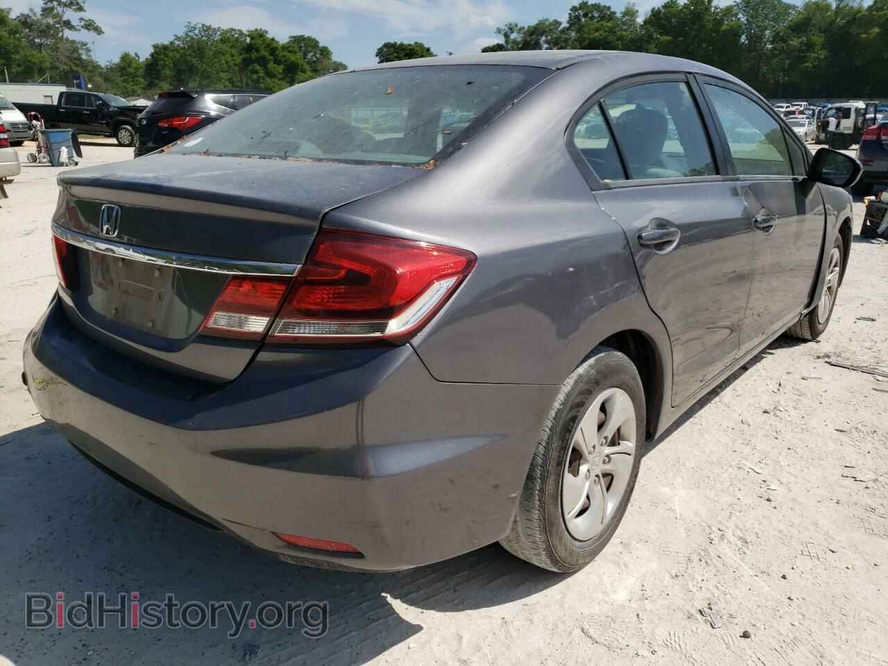 2014 HONDA CIVIC - VIN: 19XFB2F57EE004256 - Фото 4