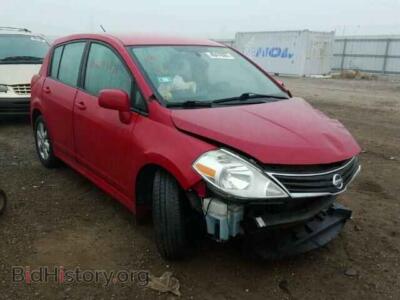2012 Nissan VERSA, red — VIN 3N1BC1CP1CK293289, Copart