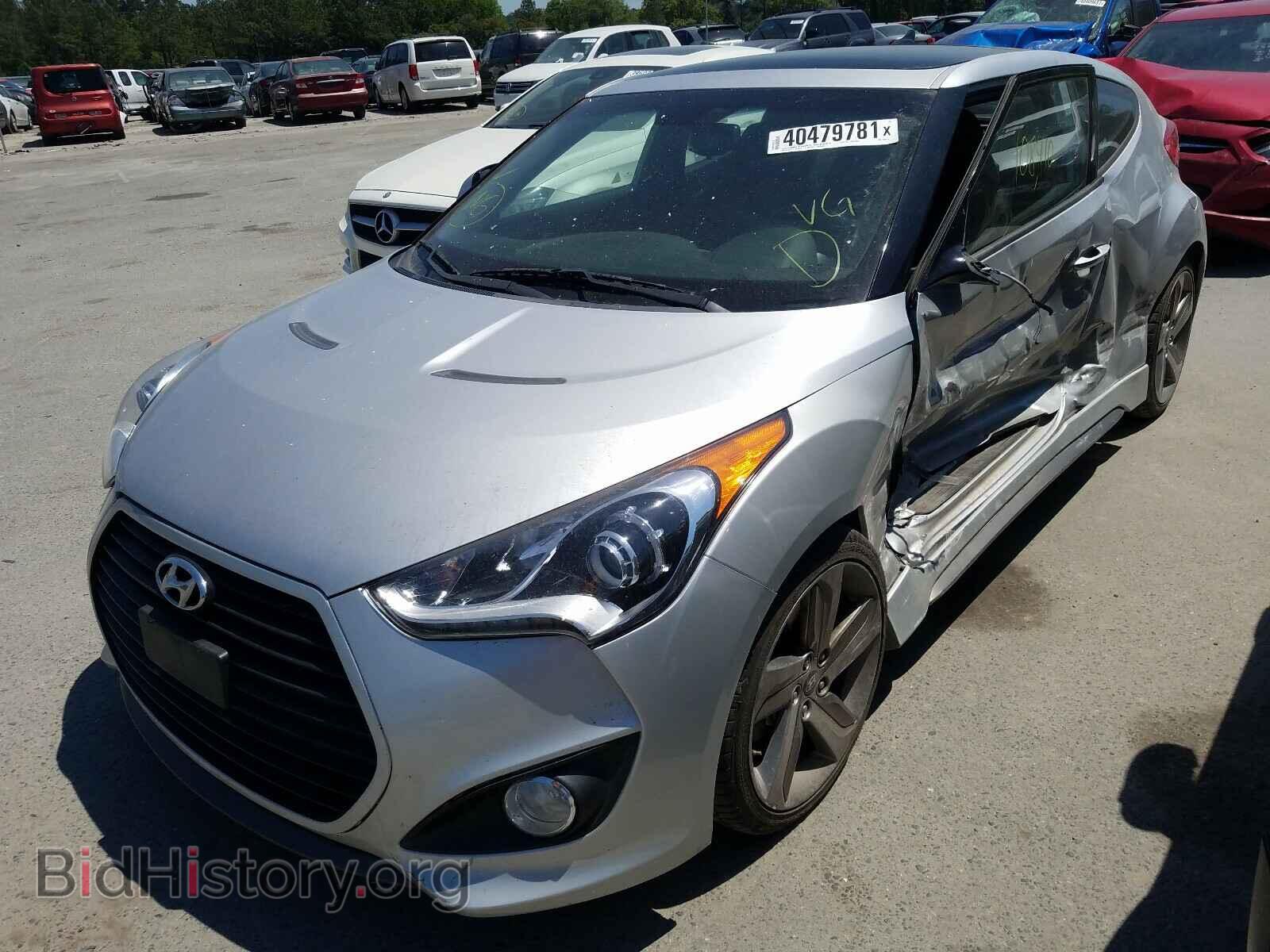 2013 HYUNDAI VELOSTER - VIN: KMHTC6AE9DU098019 - Фото 2