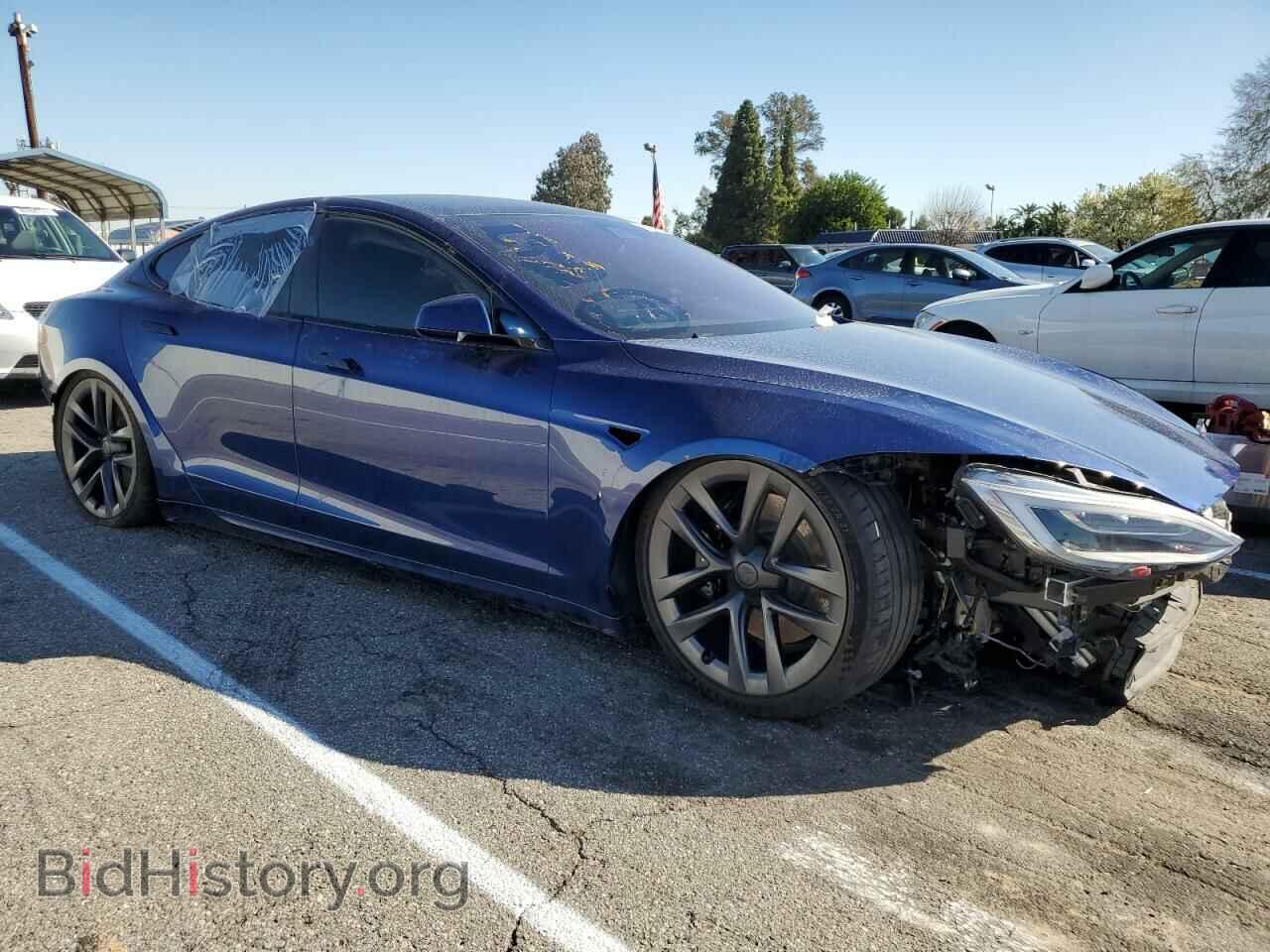 2021 TESLA MODEL S - VIN: 5YJSA1E69MF452352 - Фото 4