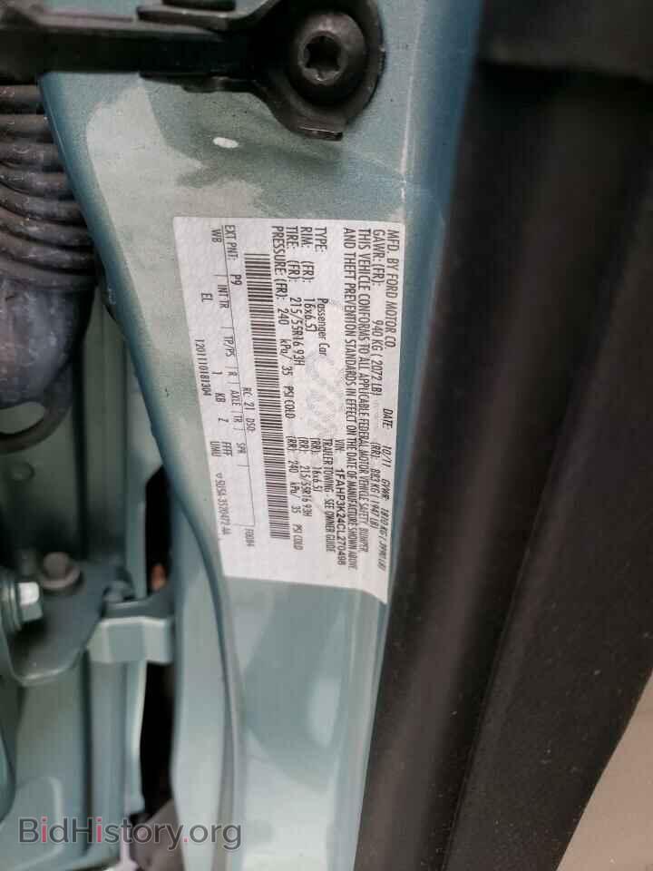 2012 FORD FOCUS - VIN: 1FAHP3K24CL270498 - Фото 12