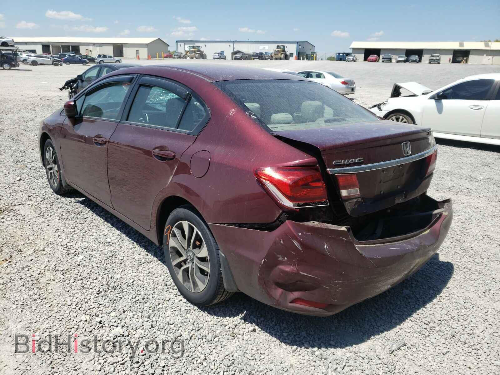 2014 HONDA CIVIC - VIN: 2HGFB2F86EH554239 - Фото 3