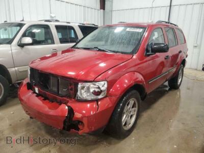 2007 Dodge DURANGO, red — VIN 1D8HB48P47F576804, Copart