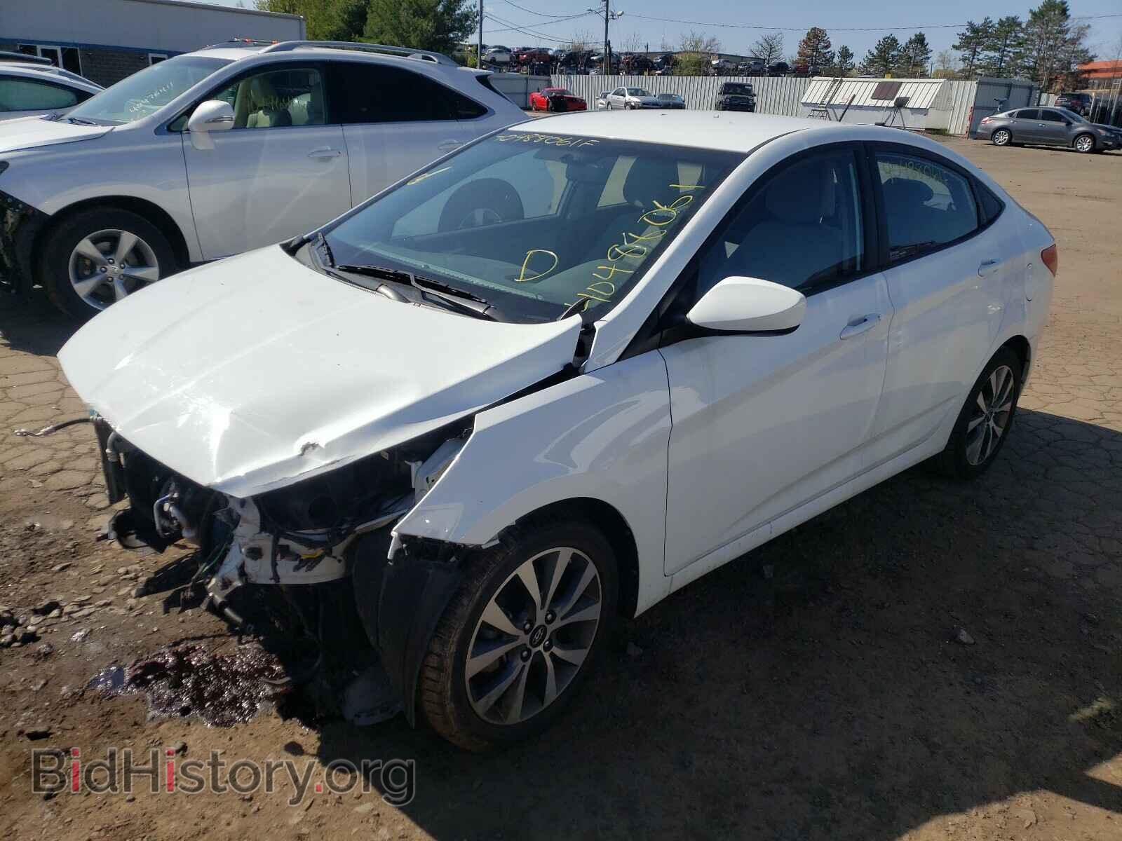 2015 HYUNDAI ACCENT - VIN: KMHCU4AE2FU937674 - Фото 2