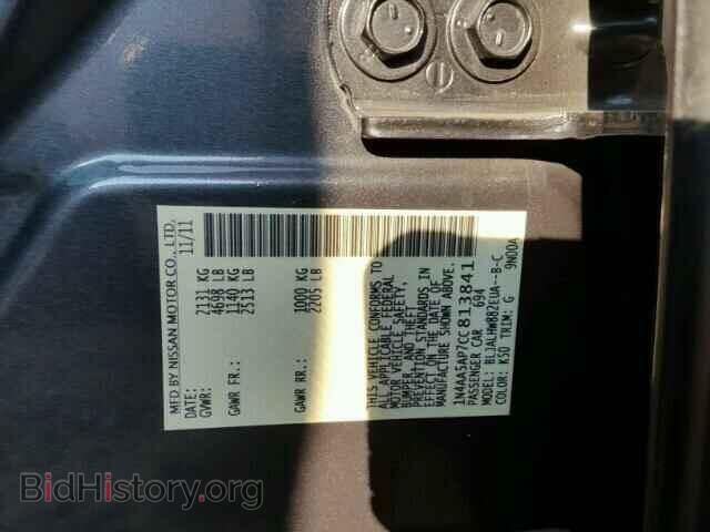 2012 NISSAN MAXIMA - VIN: 1N4AA5AP7CC813841 - Фото 10