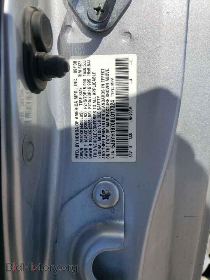 2008 HONDA ELEMENT - VIN: 5J6YH18708L017324 - Фото 10
