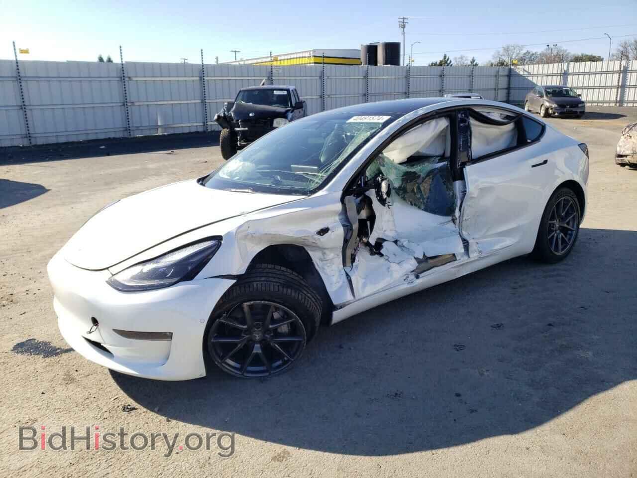 Photo 5YJ3E1EB4NF133111 - TESLA MODEL 3 2022