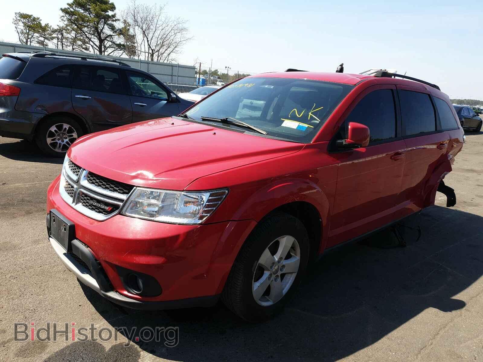 2012 DODGE JOURNEY - VIN: 3C4PDCBB6CT393108 - Фото 2