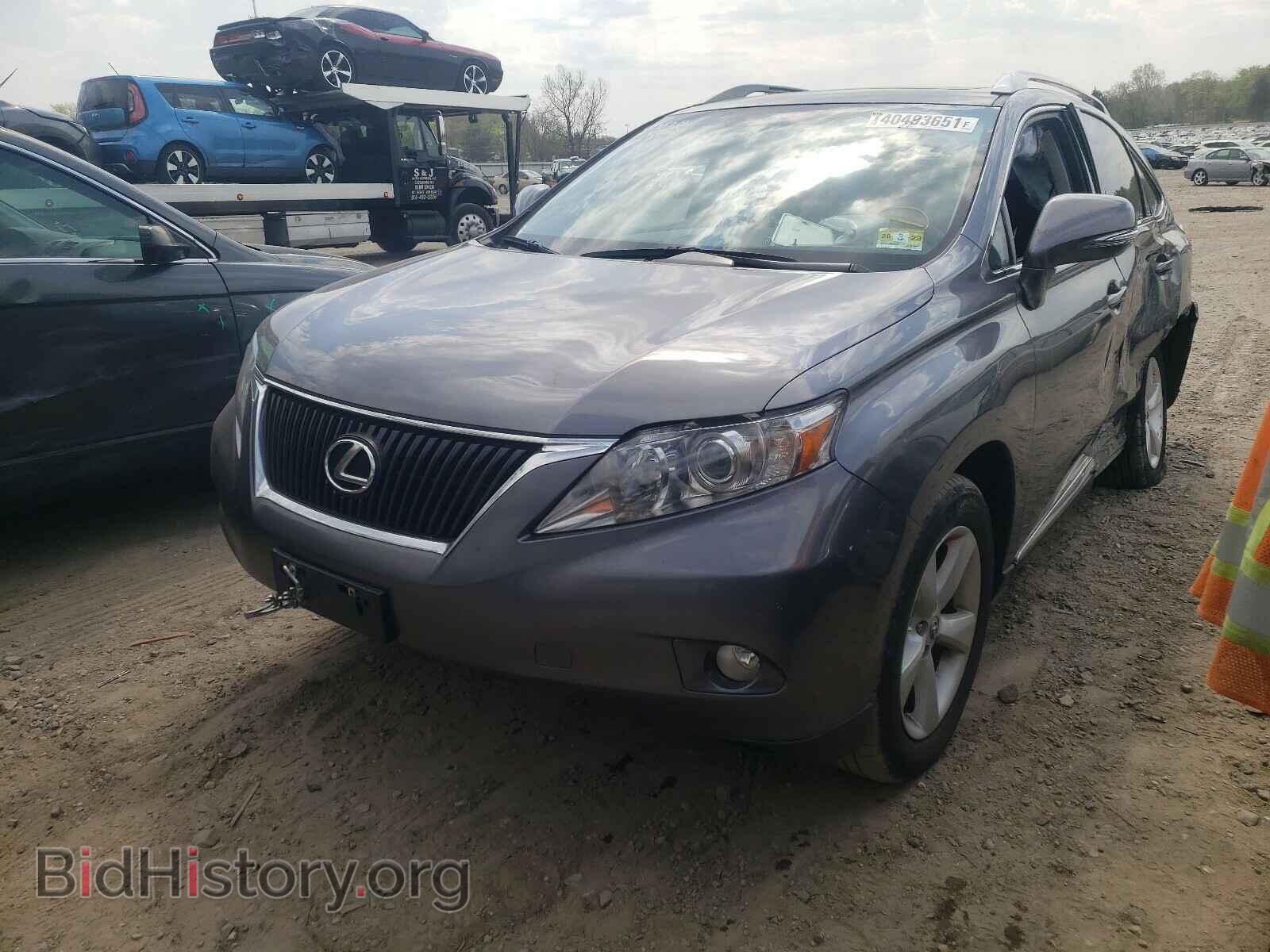 2012 LEXUS RX350 - VIN: 2T2BK1BA5CC141019 - Фото 2