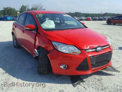 2012 Ford FOCUS Focus SEL, red — VIN 1FAHP3M25CL349319, Copart