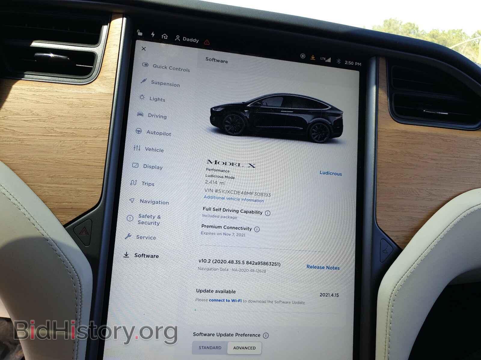 2021 TESLA MODEL X - VIN: 5YJXCDE48MF308193 - Photo 9