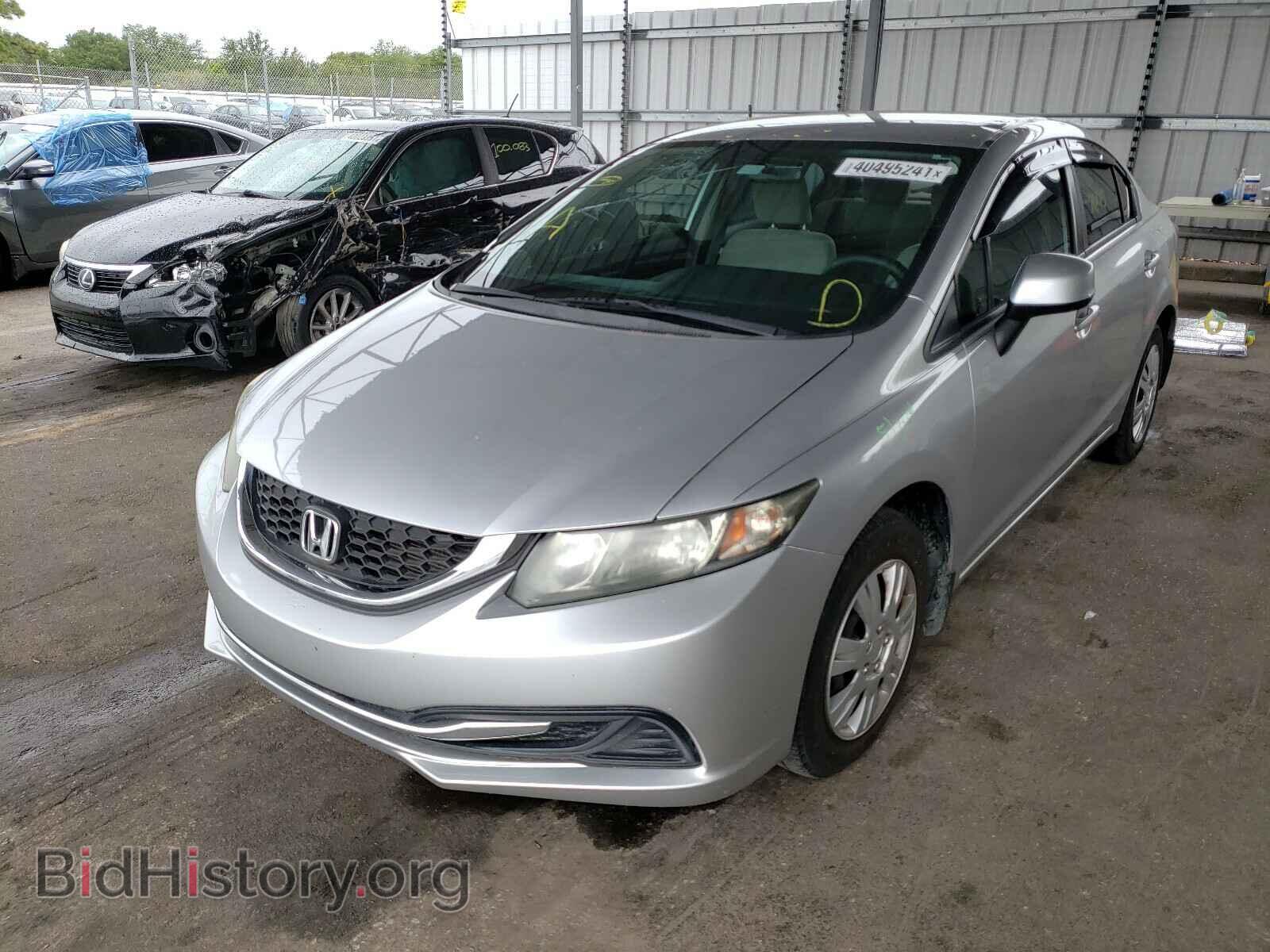 2013 HONDA CIVIC - VIN: 19XFB2F58DE034672 - Фото 2