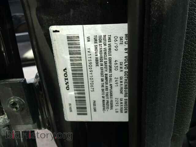 2000 VOLVO S80 - VIN: YV1TS90D9Y1070675 - Фото 10