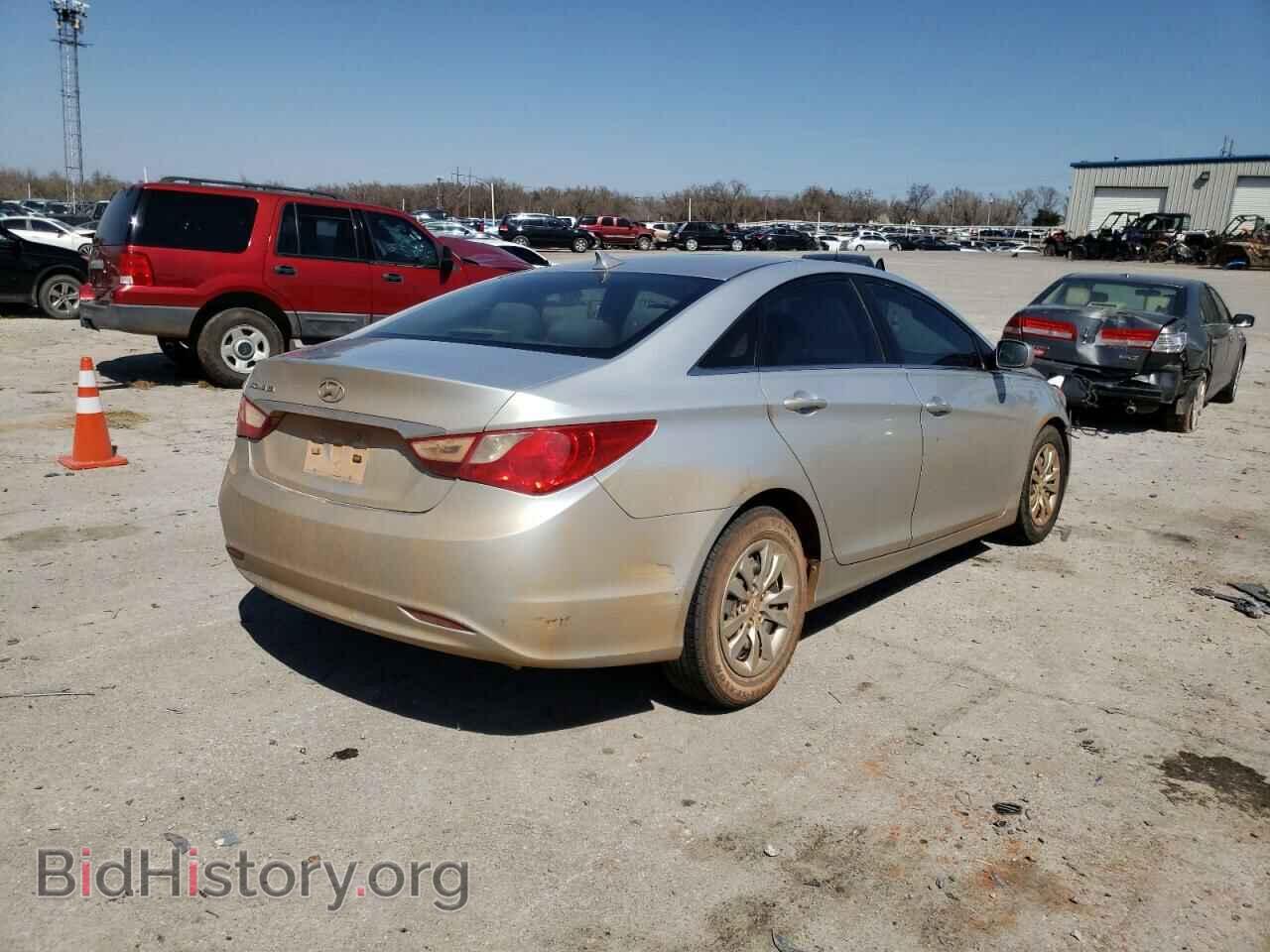 2011 HYUNDAI SONATA - VIN: 5NPEB4AC2BH037802 - Фото 4