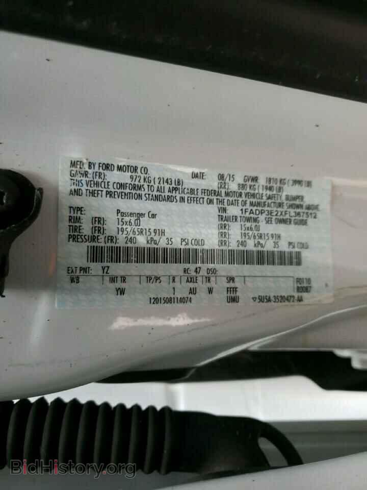 2015 FORD FOCUS - VIN: 1FADP3E2XFL367512 - Photo 10