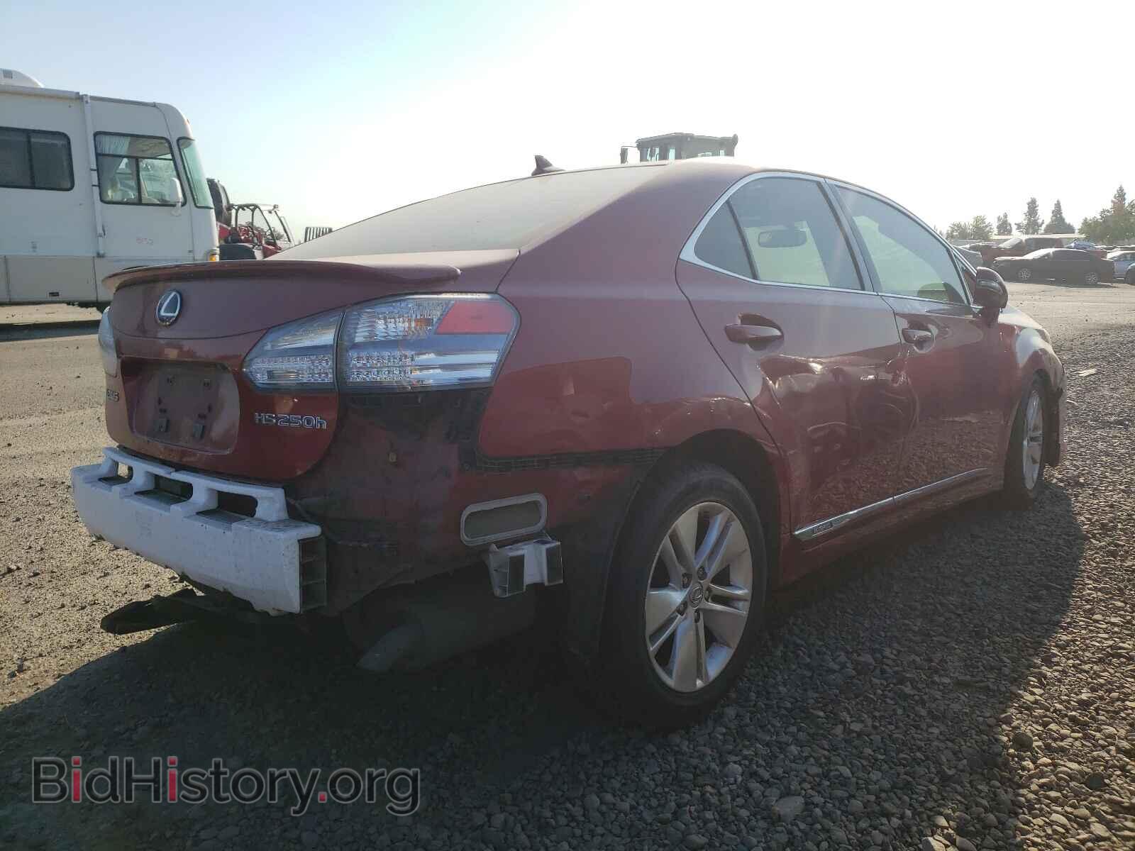2010 LEXUS HS - VIN: JTHBB1BA0A2023748 - Фото 4
