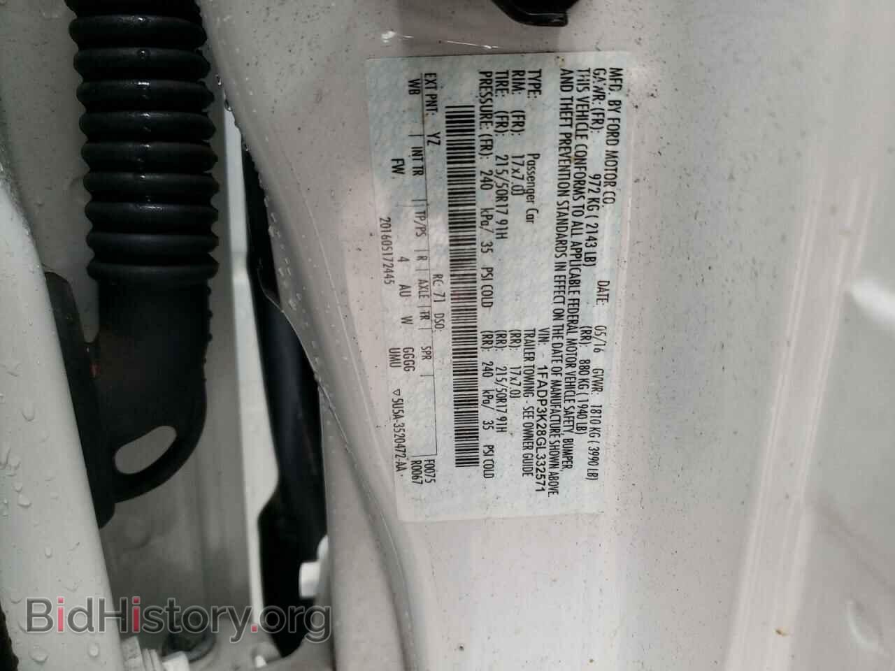 2016 FORD FOCUS - VIN: 1FADP3K28GL332571 - Photo 13