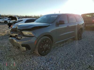 2022 Dodge DURANGO SXT, серый — VIN 1C4RDHAG0NC210495, Copart