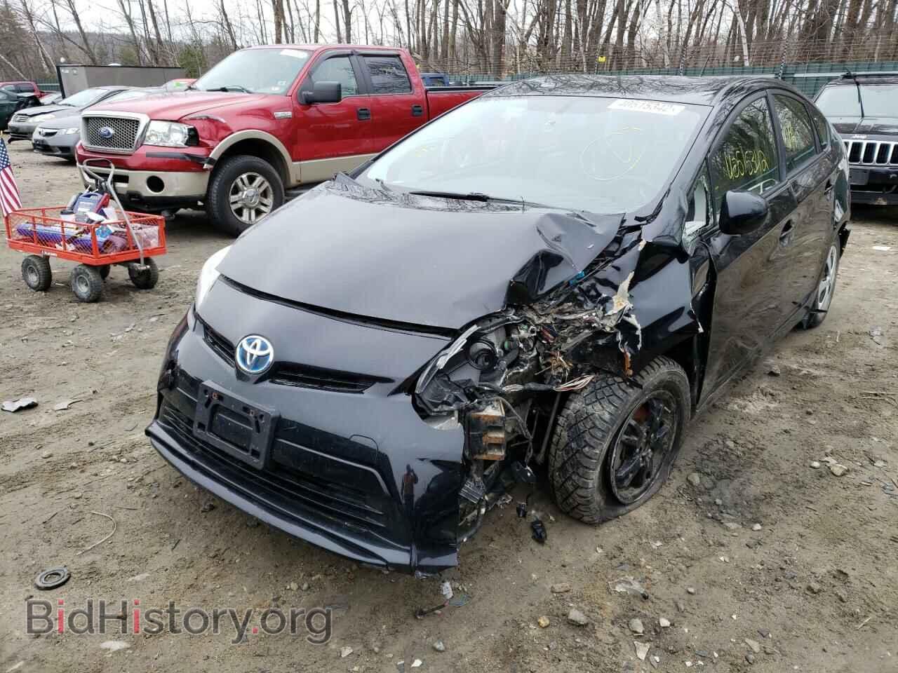 2014 TOYOTA PRIUS - VIN: JTDKN3DU3E0361237 - Фото 2