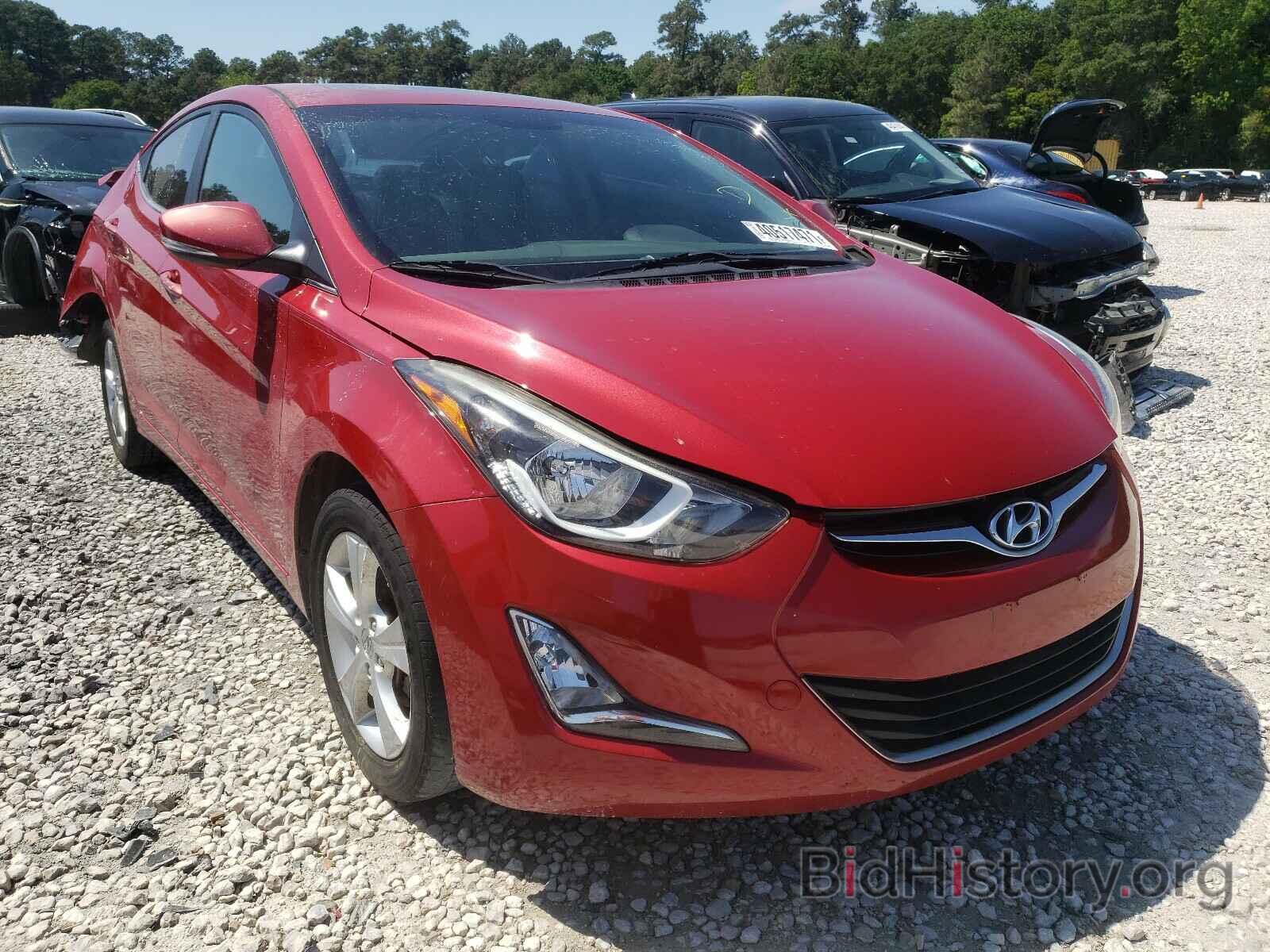 Photo KMHDH4AE3GU481968 - HYUNDAI ELANTRA 2016