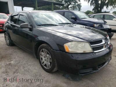 2011 Dodge AVENGER AVENGER EX, черный — VIN 1B3BD4FB4BN583614, Copart