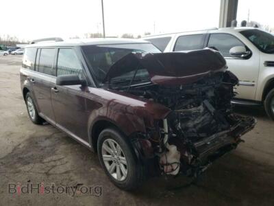 2012 Ford FLEX Flex SE, темно-бордовый — VIN 2FMGK5BC2CBD05429, Copart